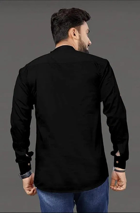 Men's collection Fit Full Sleeve Cotton Short Kurta Pack of 3