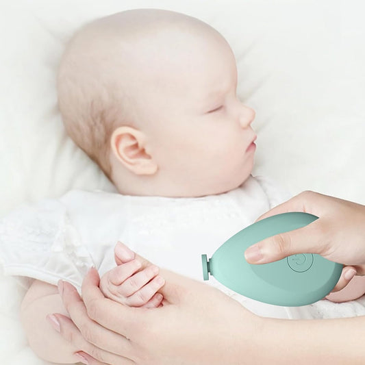 Baby Electric Nails Grinder Kits Safe (1 Pc Mix Color With 4 Grinding Heads)